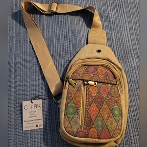 NWT Texas Cork Company Sling Bag